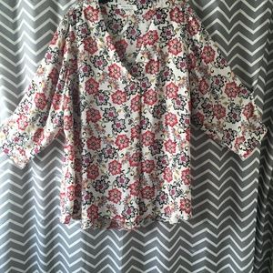 2x Rose + Olive blouse